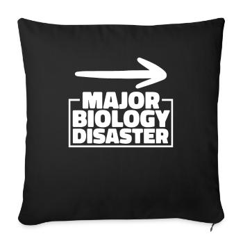 Biologiste scientifique en biologie - Housse de coussin décorative 45 x 45 cm - noir - Devant