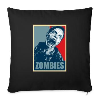 Zombie Halloween - Sofa pillowcase 17,3'' x 17,3'' (45 x 45 cm) - black - Front
