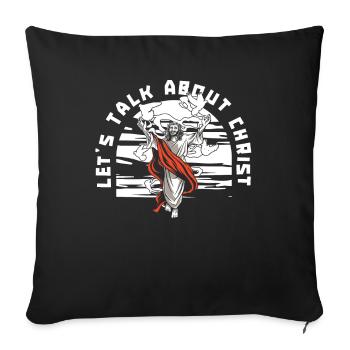 Teacher of Religion Religious Education - Sofa pillowcase 17,3'' x 17,3'' (45 x 45 cm) - black - Front