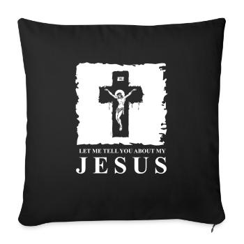 Teacher of Religion Religious Education - Sofa pillowcase 17,3'' x 17,3'' (45 x 45 cm) - black - Front