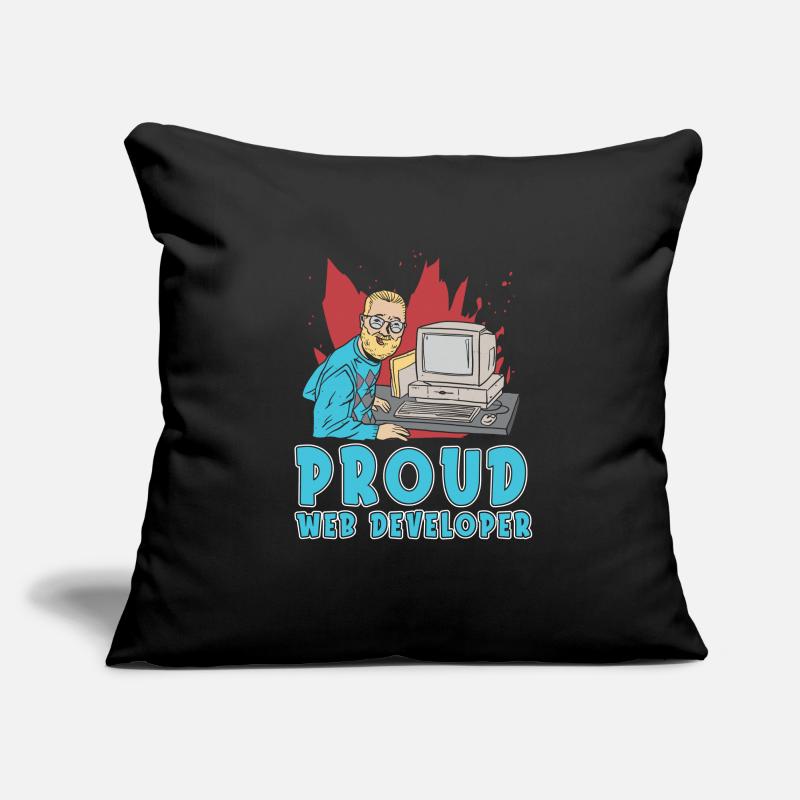 Web Developer Web Developer Web Developer Sofa pillowcase 17,3'' x 17,3'' (45 x 45 cm)