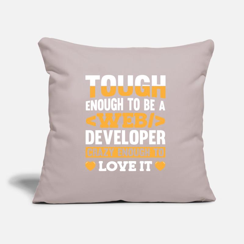 Web Entwickler Webdeveloper Web-Entwickler Sofakissenbezug 45 x 45 cm