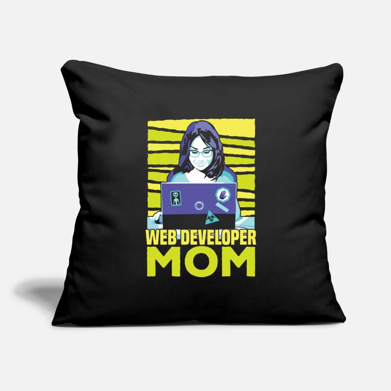 Web Developer Web Developer Web Developer Sofa pillowcase 17,3'' x 17,3'' (45 x 45 cm)