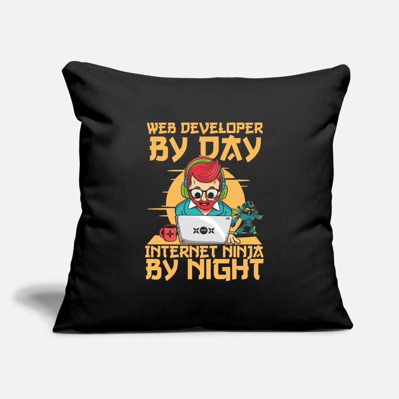 Web Developer Web Developer Web Developer Sofa pillowcase 17,3'' x 17,3'' (45 x 45 cm)