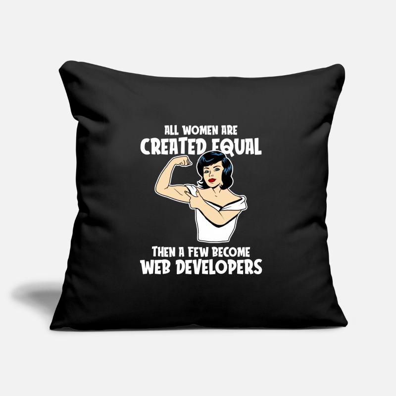 Web Developer Web Developer Web Developer Sofa pillowcase 17,3'' x 17,3'' (45 x 45 cm)