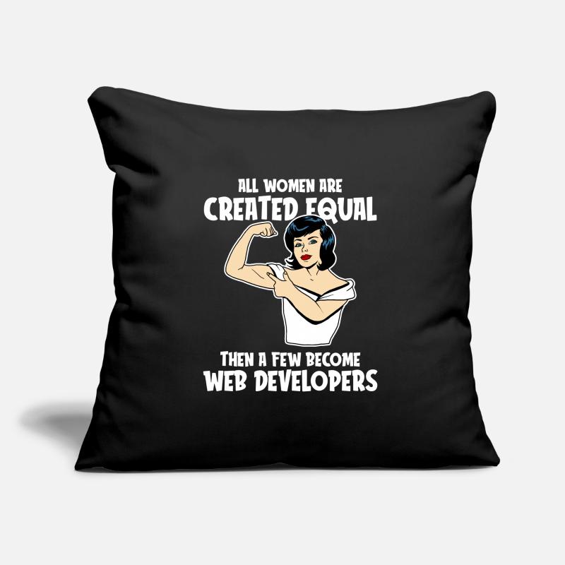 Web Developer Web Developer Web Developer Sofa pillowcase 17,3'' x 17,3'' (45 x 45 cm)