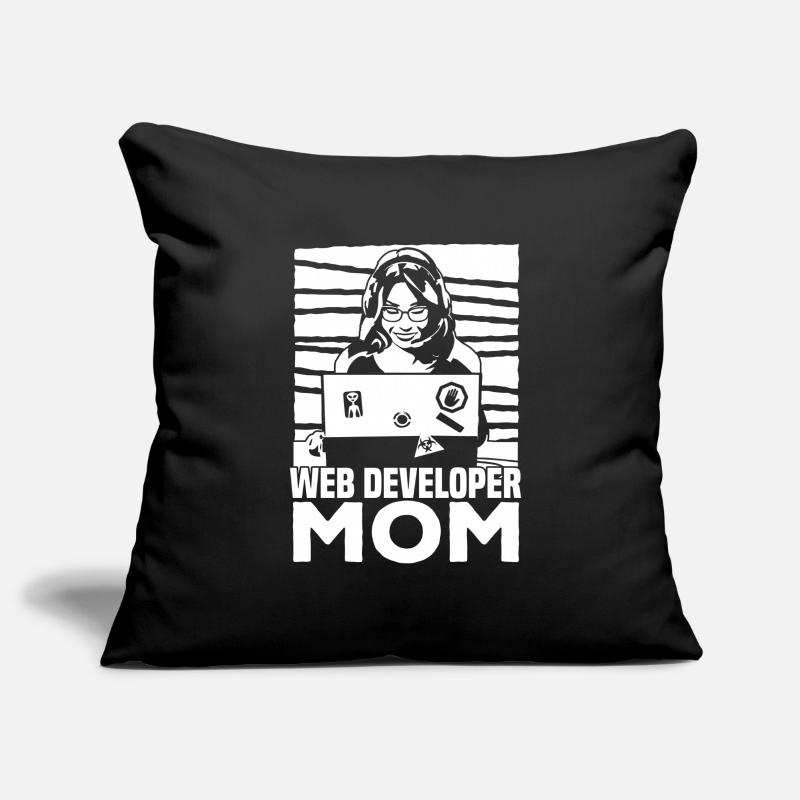 Web Developer Web Developer Web Developer Sofa pillowcase 17,3'' x 17,3'' (45 x 45 cm)