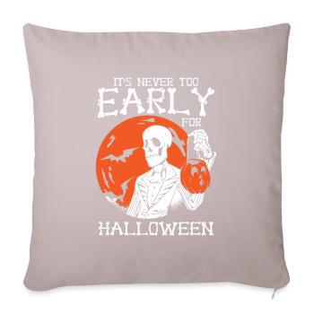 Halloween - Housse de coussin décorative 45 x 45 cm - taupe clair - Devant