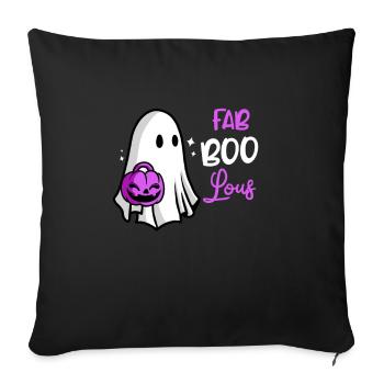Halloween - Housse de coussin décorative 45 x 45 cm - noir - Devant