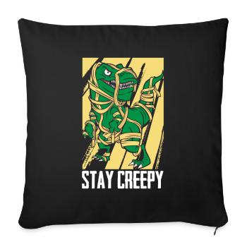 Halloween - Housse de coussin décorative 45 x 45 cm - noir - Devant