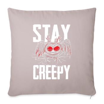 Halloween - Housse de coussin décorative 45 x 45 cm - taupe clair - Devant