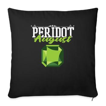 Prospectors Digging Treasure - Sofa pillowcase 17,3'' x 17,3'' (45 x 45 cm) - black - Front