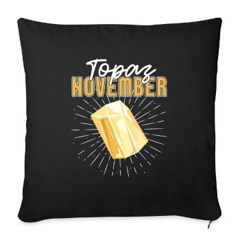 Prospectors Digging Treasure - Sofa pillowcase 17,3'' x 17,3'' (45 x 45 cm) - black - Front