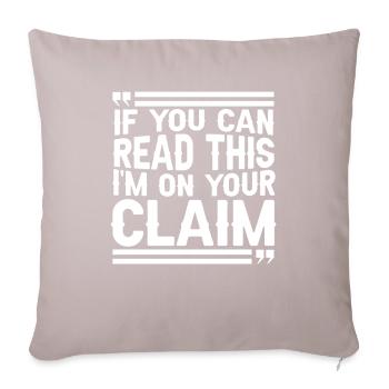 Prospectors Digging Treasure - Sofa pillowcase 17,3'' x 17,3'' (45 x 45 cm) - light taupe - Front