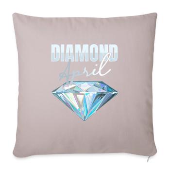 Prospectors Digging Treasure - Sofa pillowcase 17,3'' x 17,3'' (45 x 45 cm) - light taupe - Front