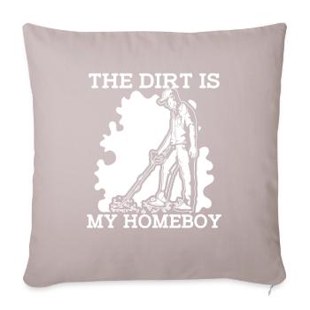 Prospectors Digging Treasure - Sofa pillowcase 17,3'' x 17,3'' (45 x 45 cm) - light taupe - Front
