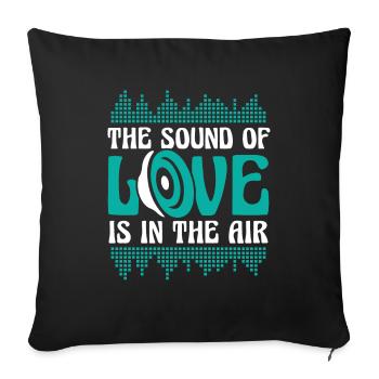 Sound Engineer Sound Engineer Husband - Sofa pillowcase 17,3'' x 17,3'' (45 x 45 cm) - black - Front