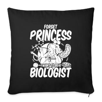 Biology Biologist Children Biology - Sofa pillowcase 17,3'' x 17,3'' (45 x 45 cm) - black - Front