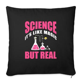 Biology Biologist Children Biology - Sofa pillowcase 17,3'' x 17,3'' (45 x 45 cm) - black - Front