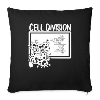 Biologie Biologe Kinder Biologie - Sofakissenbezug 45 x 45 cm - Schwarz - Vorne