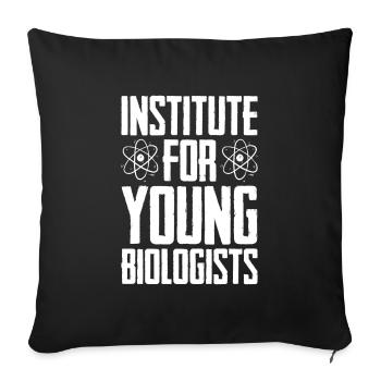 Biology Biologist Children Biology - Sofa pillowcase 17,3'' x 17,3'' (45 x 45 cm) - black - Front