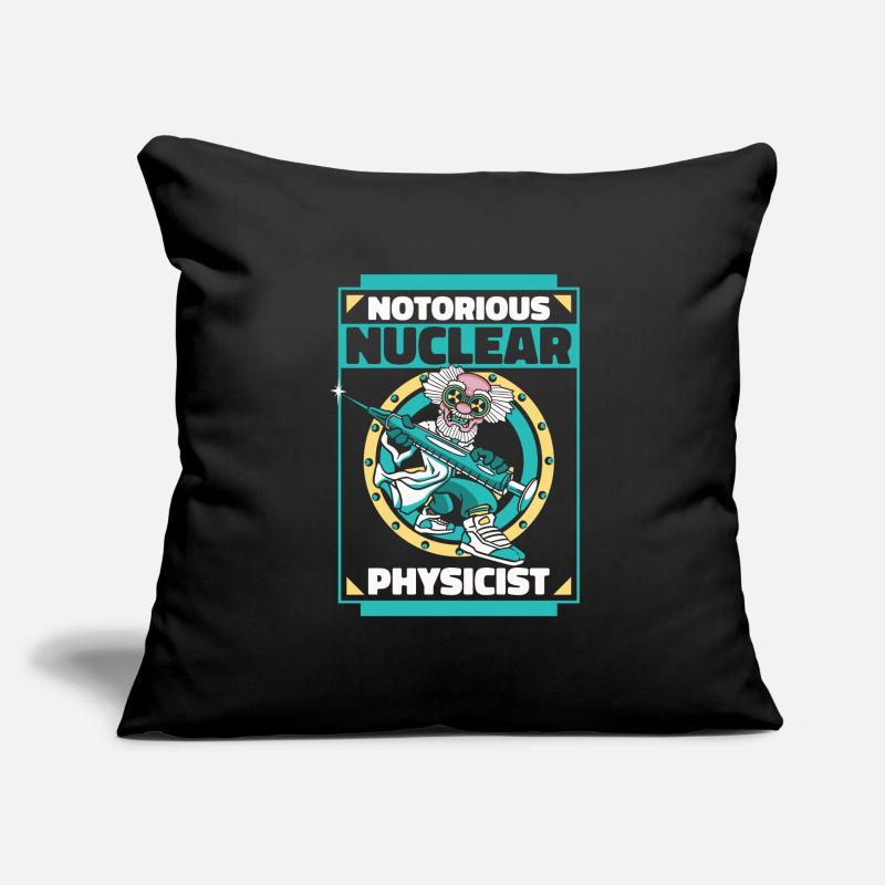 Physics Phyiker Nuclear Physics Sofa pillowcase 17,3'' x 17,3'' (45 x 45 cm)