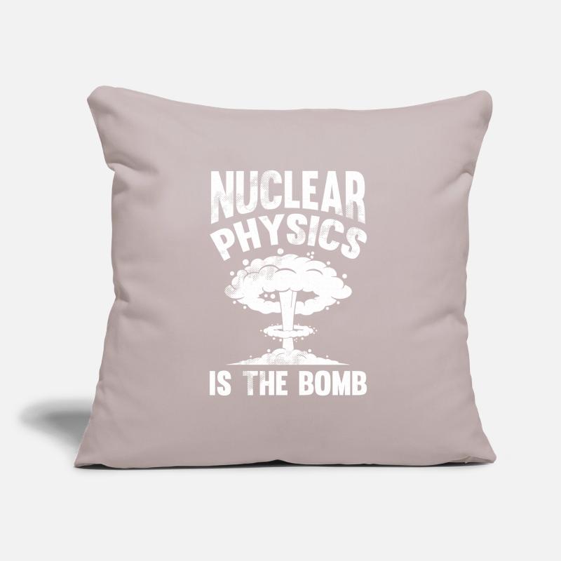 Physics Phyiker Nuclear Physics Sofa pillowcase 17,3'' x 17,3'' (45 x 45 cm)