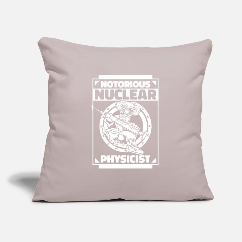 Physics Phyiker Nuclear Physics Sofa pillowcase 17,3'' x 17,3'' (45 x 45 cm)