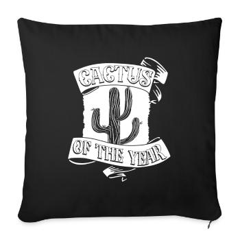 Cactus Garden Drôle - Housse de coussin décorative 45 x 45 cm - noir - Devant