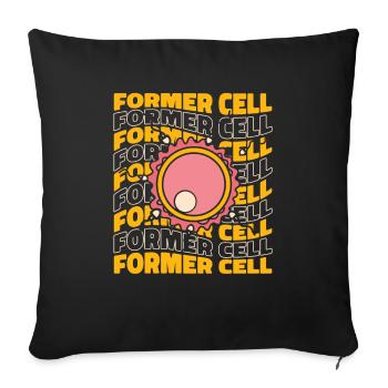 Biology Biologist Cell Molecular Biologist - Sofa pillowcase 17,3'' x 17,3'' (45 x 45 cm) - black - Front