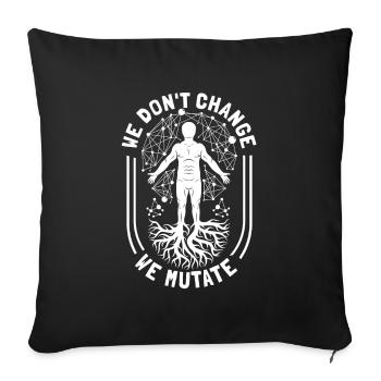 Biology Biologist Lustig Molecular Biologist - Sofa pillowcase 17,3'' x 17,3'' (45 x 45 cm) - black - Front