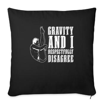 Plongeurs plongeurs - Housse de coussin décorative 45 x 45 cm - noir - Devant