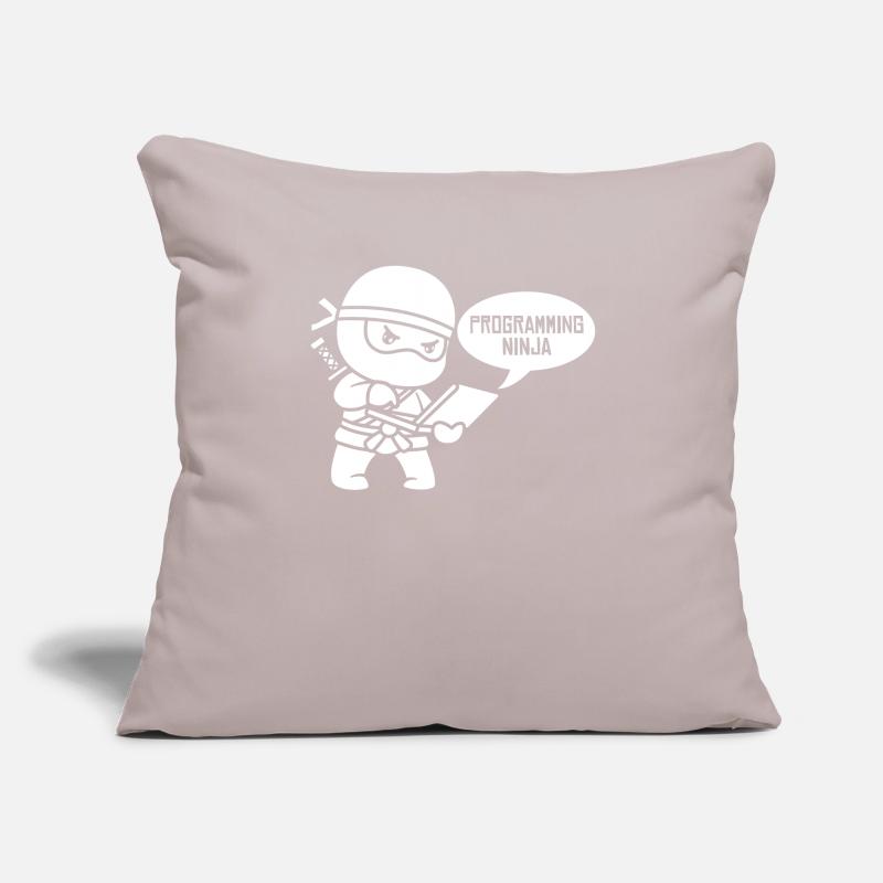 Developer Coder Programmer Ninja Sofa pillowcase 17,3'' x 17,3'' (45 x 45 cm)
