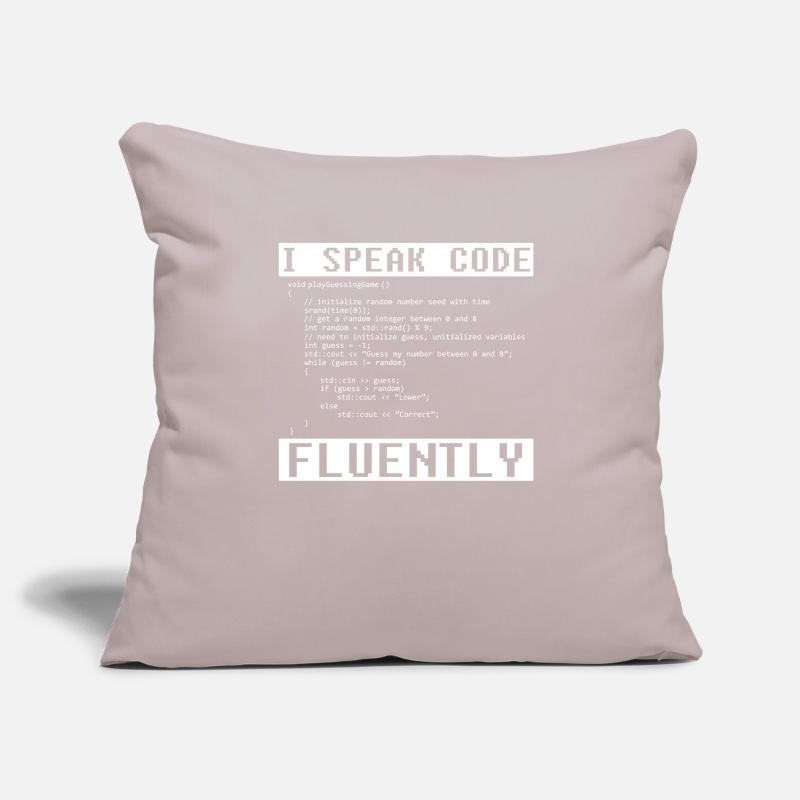 Developer Coder Programmer Funny Sofa pillowcase 17,3'' x 17,3'' (45 x 45 cm)