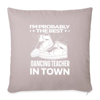 Dance Teacher Sneakers - Sofa pillowcase 17,3'' x 17,3'' (45 x 45 cm) - light taupe - Front