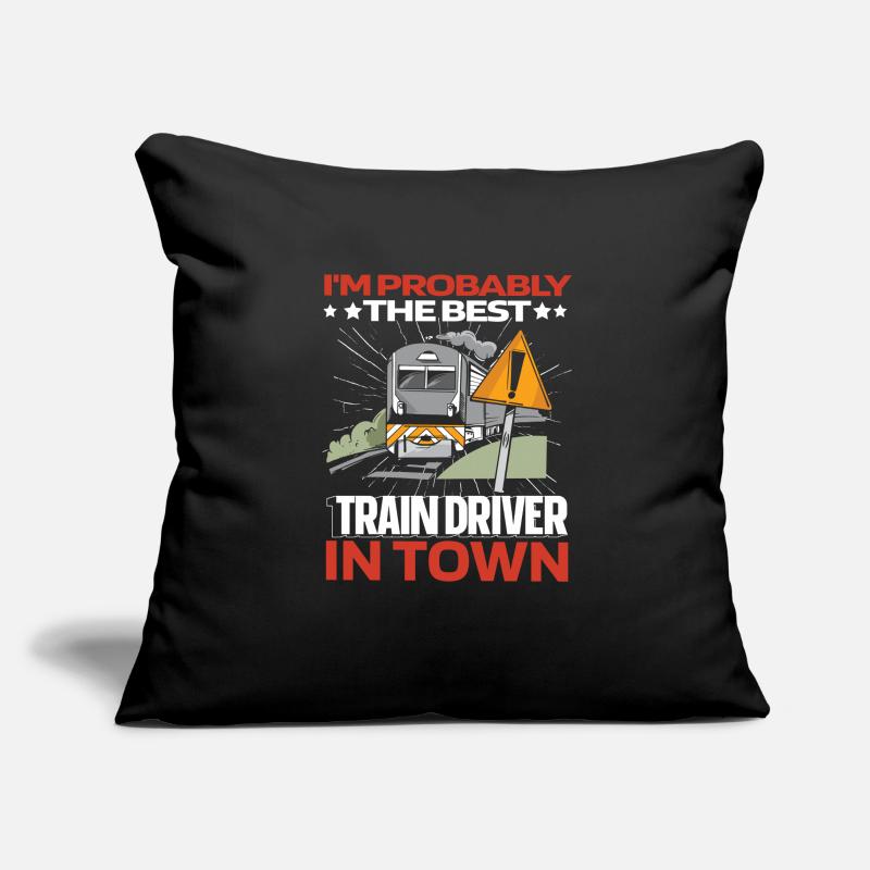 Train driver Lustig Sofa pillowcase 17,3'' x 17,3'' (45 x 45 cm)