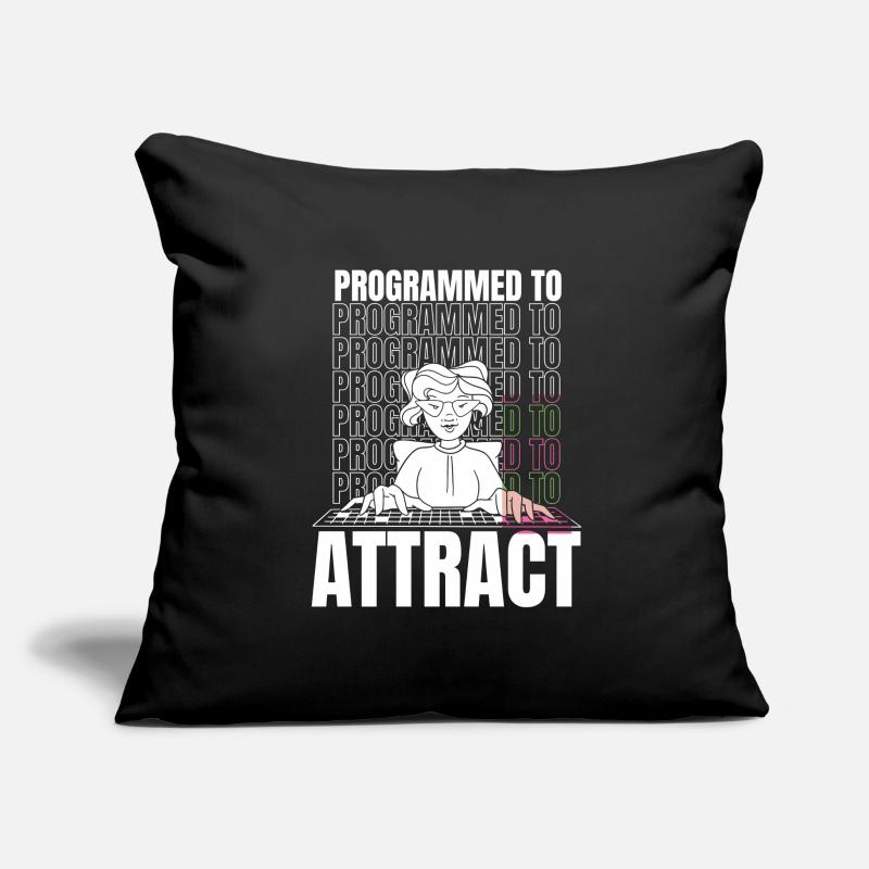 Developer Coder Programmer Funny Sofa pillowcase 17,3'' x 17,3'' (45 x 45 cm)