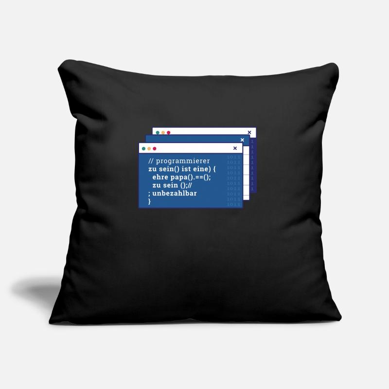 Développeur Coder Programmeur Père Housse de coussin décorative 45 x 45 cm