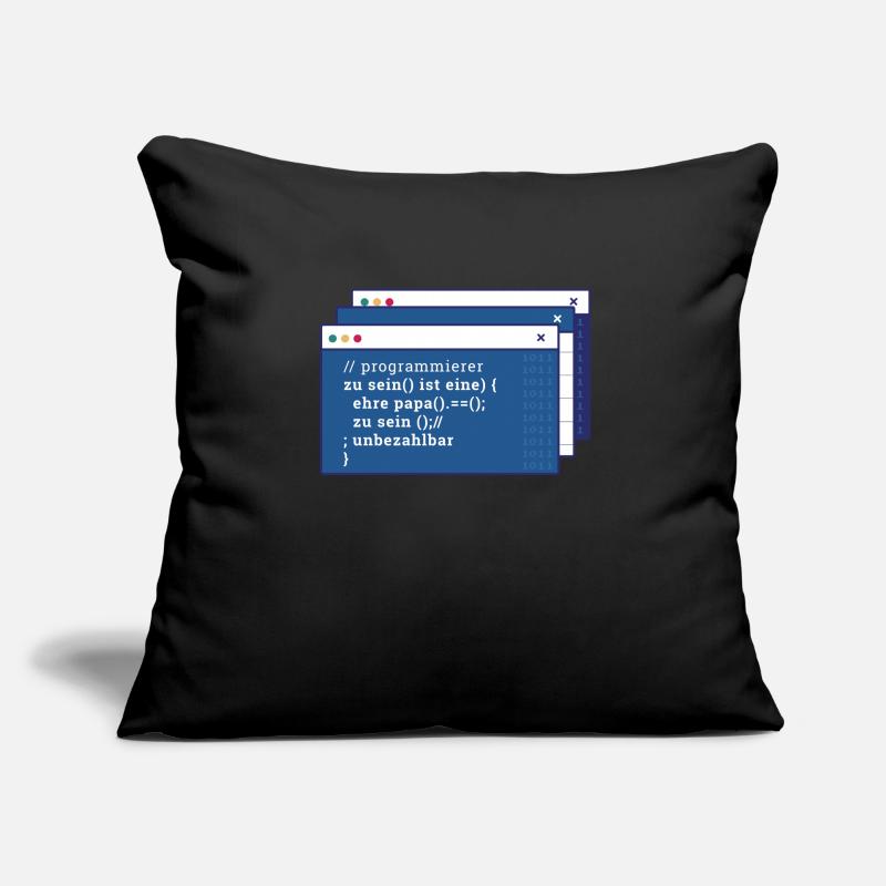 Développeur Coder Programmeur Père Housse de coussin décorative 45 x 45 cm