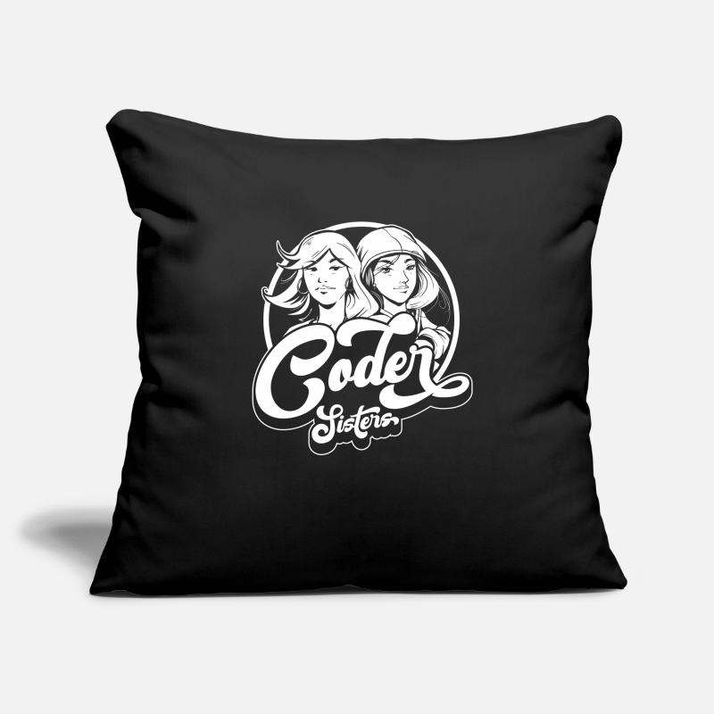 Entwickler Coder Programmierer Schwester Sofakissenbezug 45 x 45 cm