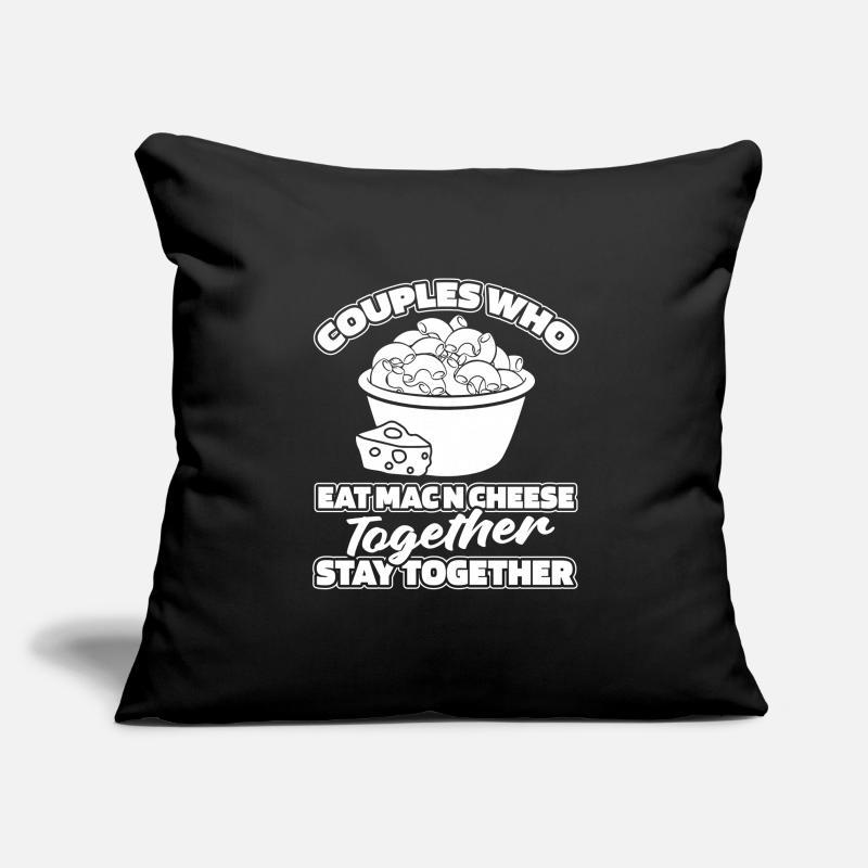 Mac N Cheese Mac And Cheese Pair Sofa pillowcase 17,3'' x 17,3'' (45 x 45 cm)