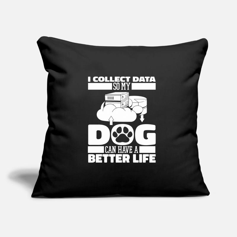 Data Science Data Analyst Hund Sofakissenbezug 45 x 45 cm