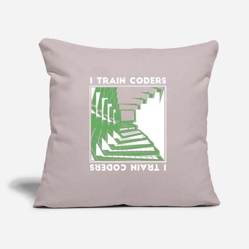 Développeur Codeur Programmeur Encodeur Housse de coussin décorative 45 x 45 cm