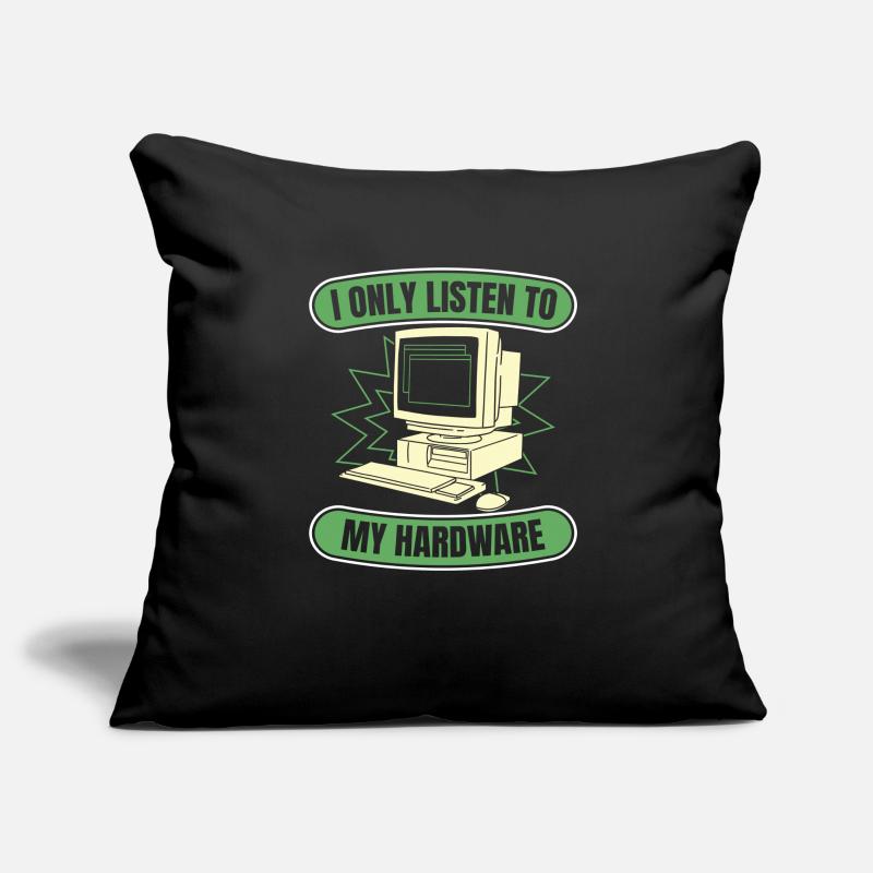 Developer Coder Programmer Hardware Housse de coussin décorative 45 x 45 cm