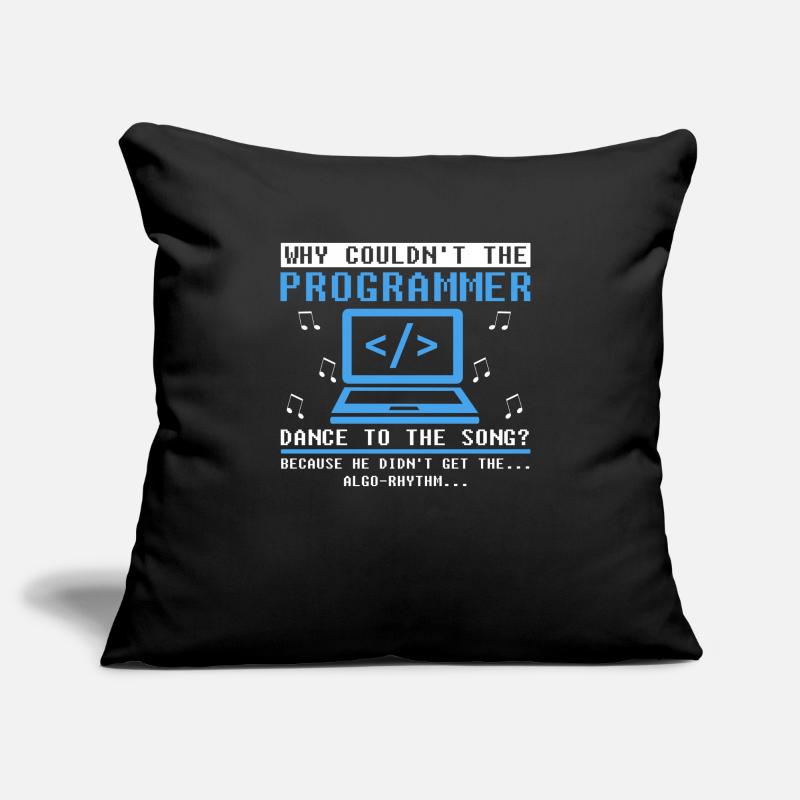 Développeur Coder Programmeur Comic Coding Housse de coussin décorative 45 x 45 cm