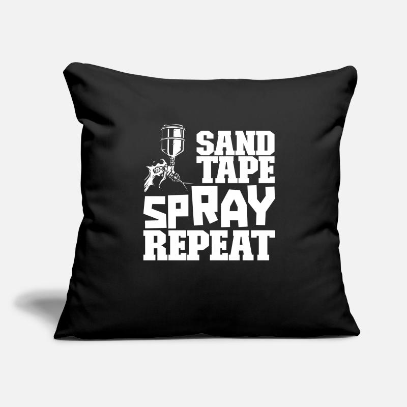 Painter varnisher spraying Sofa pillowcase 17,3'' x 17,3'' (45 x 45 cm)