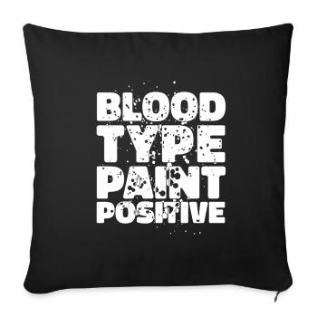 Peintre Vernisseur Lustig - Housse de coussin décorative 45 x 45 cm - noir - Devant