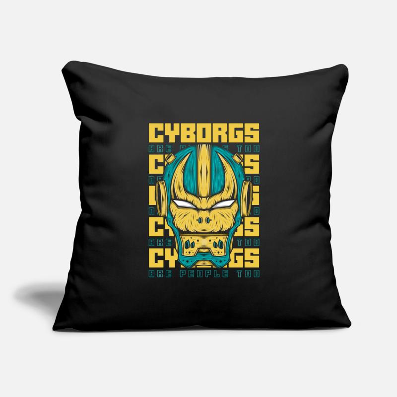 Robotics Ai Robot Cyborg Sofa pillowcase 17,3'' x 17,3'' (45 x 45 cm)