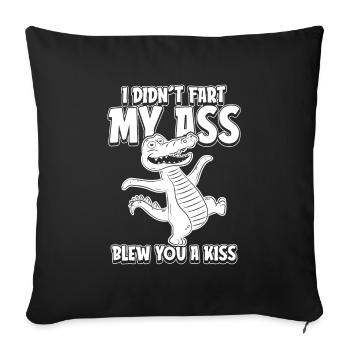 Crocodile Alligator - Housse de coussin décorative 45 x 45 cm - noir - Devant