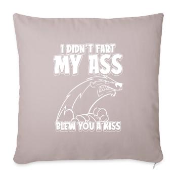 Honey Badger Ratel - Housse de coussin décorative 45 x 45 cm - taupe clair - Devant
